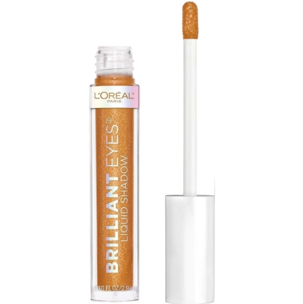 3 x L'Oreal Paris Brilliant Eyes Shimmer Liquid Eyeshadow, 450 Prescious Lava